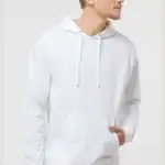 White Independent Trading Co. - Midweight Hooded Sweatshirt - SS4500 shown on model