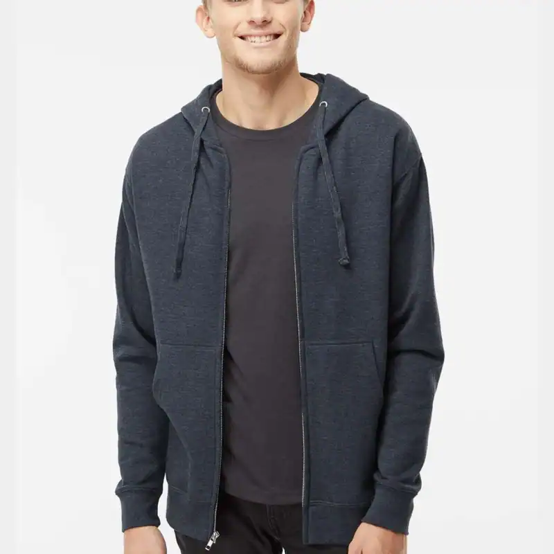 Classic Navy Heather – on model – CSS4500Z