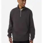 Asphalt Custom Unisex Midweight Pullover Quarter-Zip – Independent Trading Co. SS4600QZ shown on model