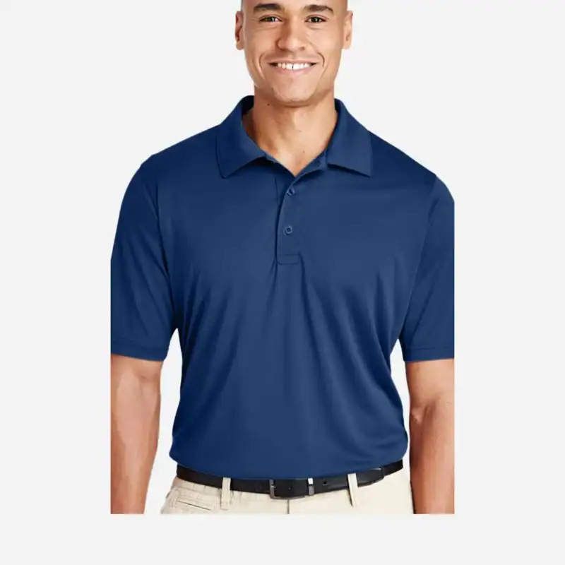 Custom Team 365 TT51 Performance Polo Shirt – Sport Dark Navy – on model – CTT51