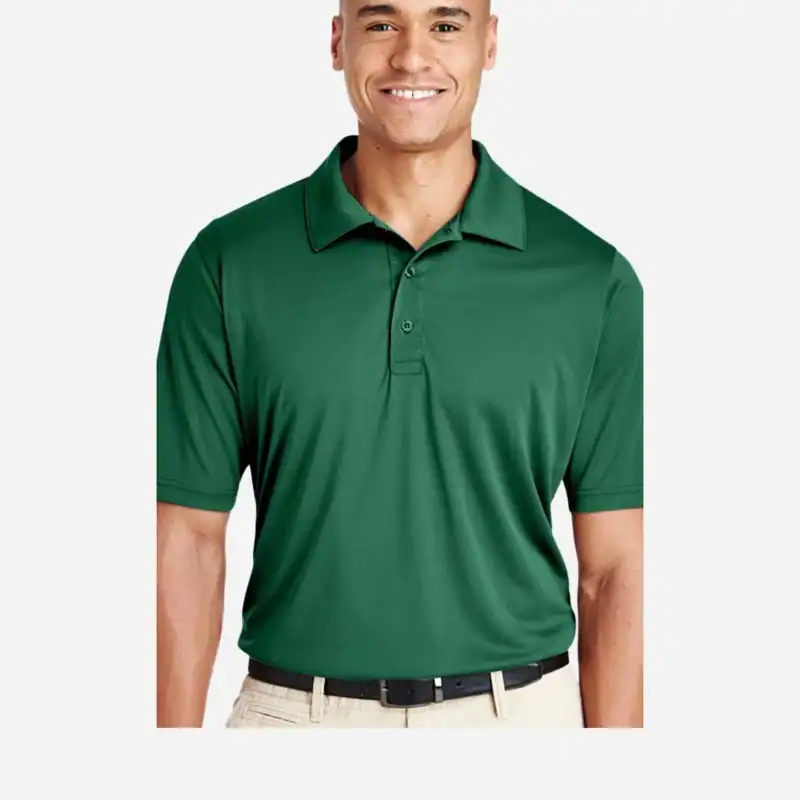 Custom Team 365 TT51 Performance Polo Shirt – Sport Forest – on model – CTT51