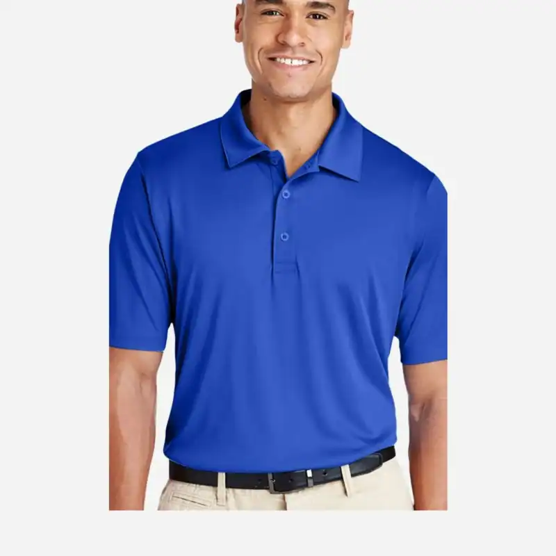 Custom Team 365 TT51 Performance Polo Shirt – Sport Royal – on model – CTT51